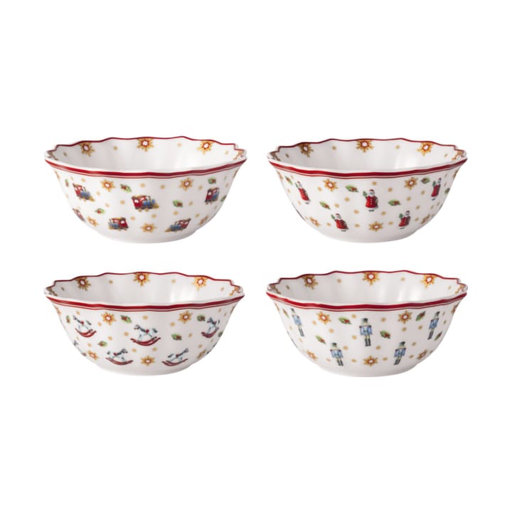 Toy's Delight tigela 4 peças - Branco-vermelho - Villeroy & Boch