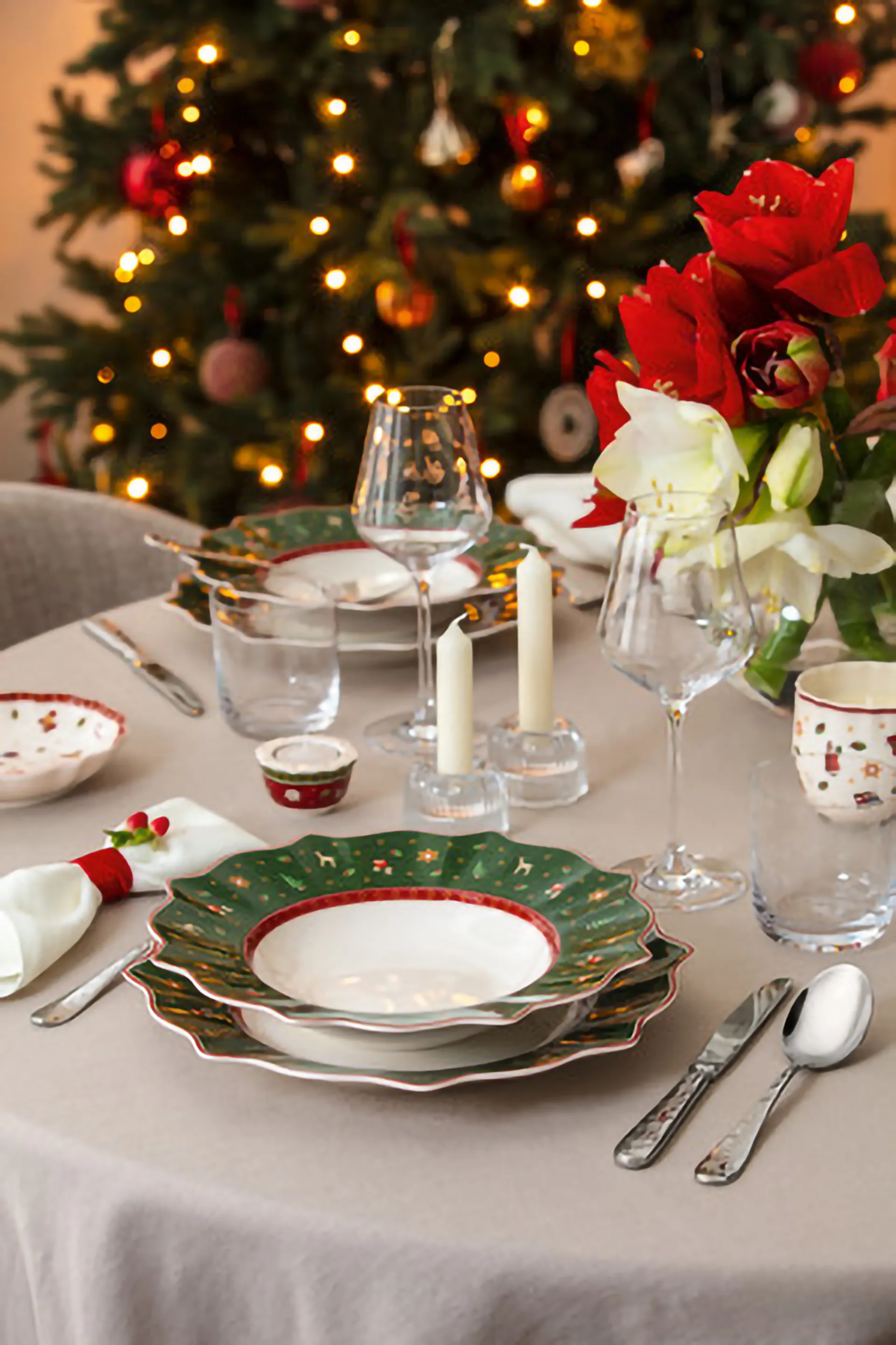 Toy's Delight vela aromática, Branco-vermelho Villeroy & Boch