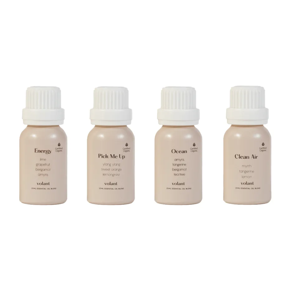  Conjunto de Óleos Essenciais The energising , 4 fragrâncias  Volant