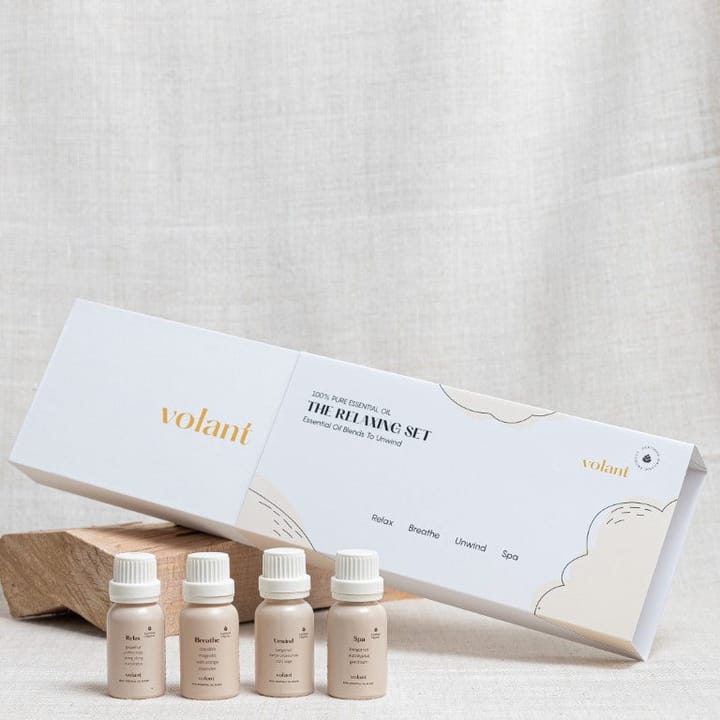 Conjunto de Óleos Essenciais The relaxing, 4 fragrâncias  Volant