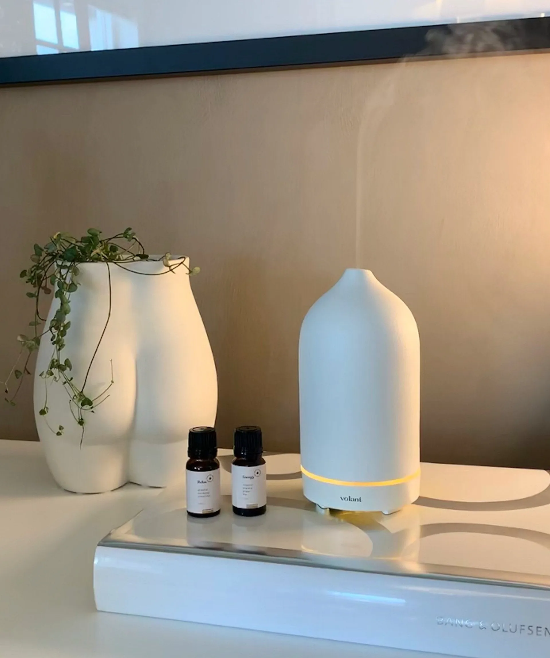 Stone difusor 10 cl, Branco Volant