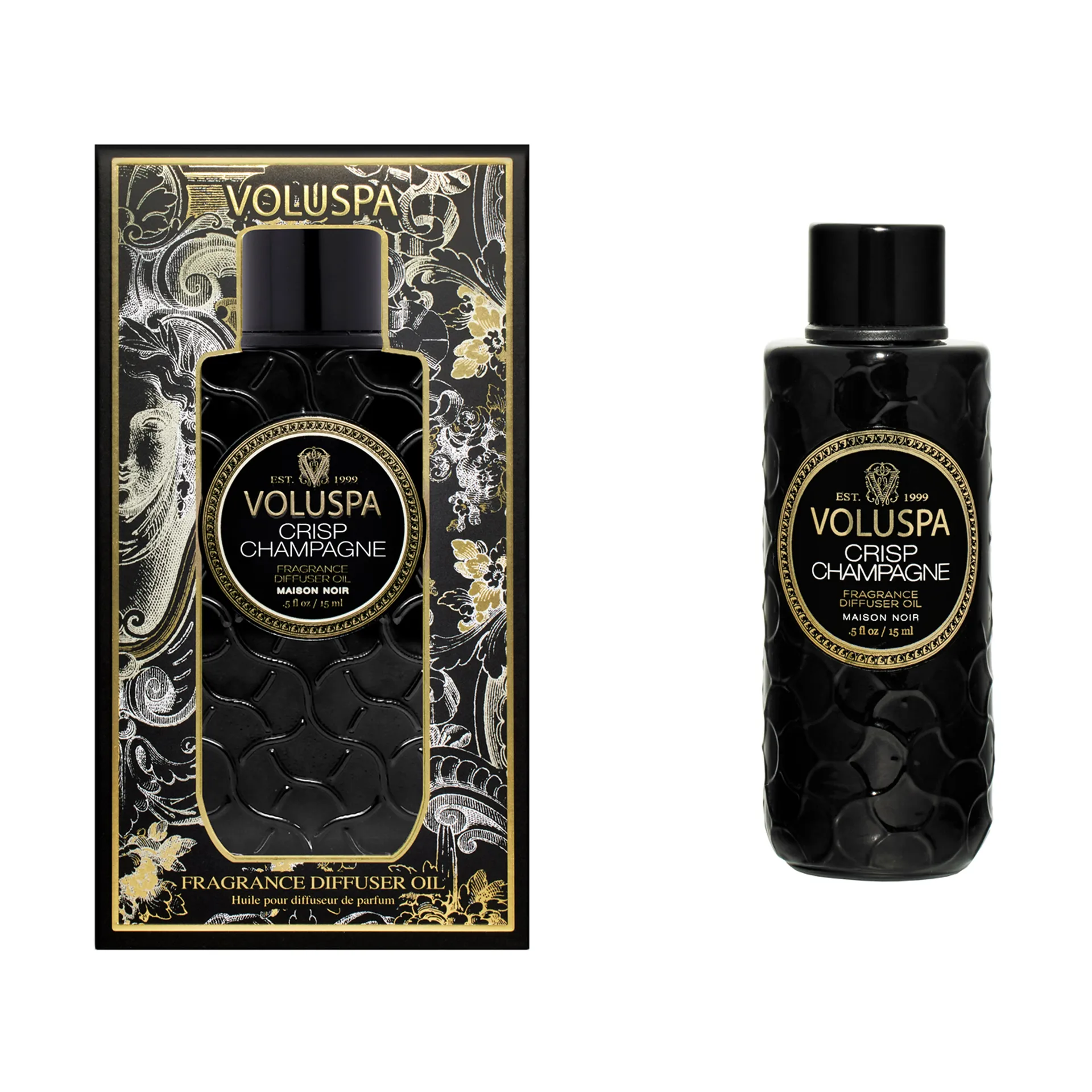 Óleo Difusor Ultrassônico Maison Noir 15ml, Crisp Champagne Voluspa