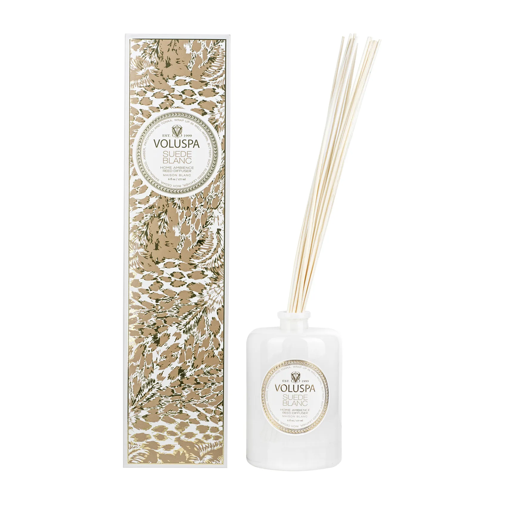 Varas Maison Blanc 177 ml, Suede Blanc Voluspa