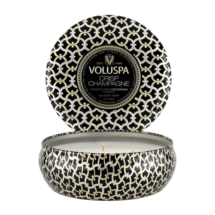 Vela perfumada 3 pavios Maison Noir Tin 40 horas - Crisp Champagne - Voluspa