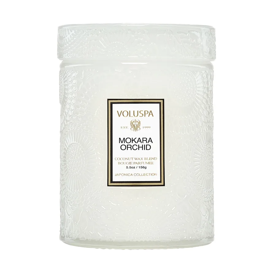 Vela perfumada em vidro Japonica 50 horas, Mokara Orquídea Voluspa