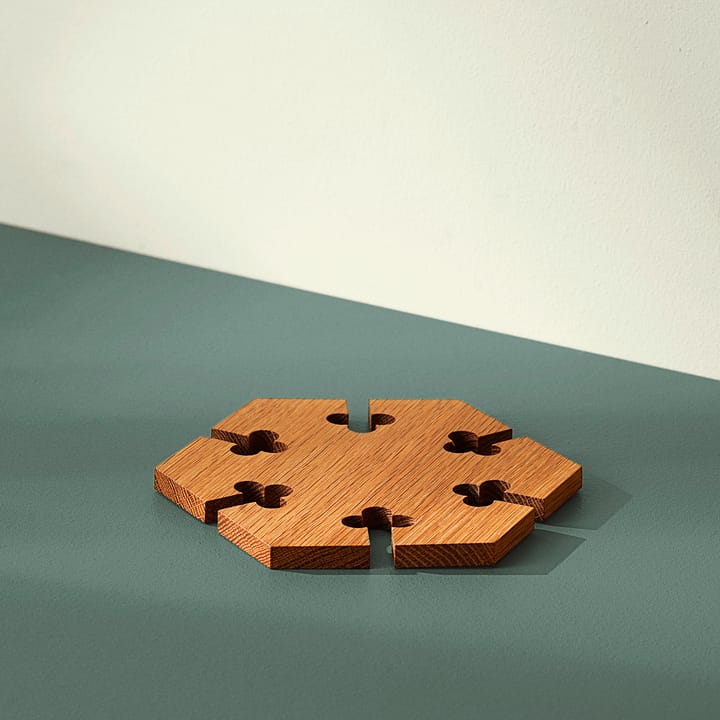 Base Gourmet Wood hexagonal, Carvalho Warm Nordic