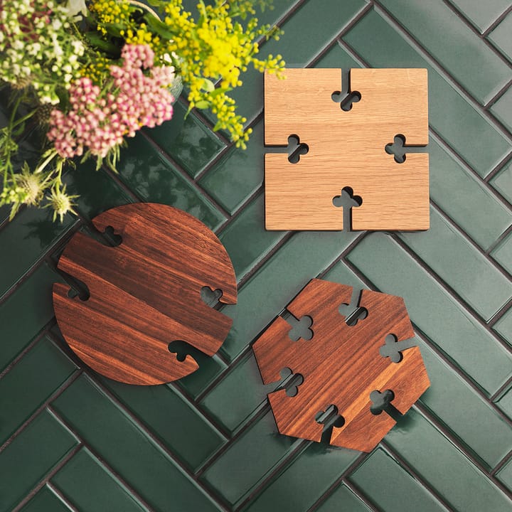 Base Gourmet Wood quadrada , Carvalho Warm Nordic