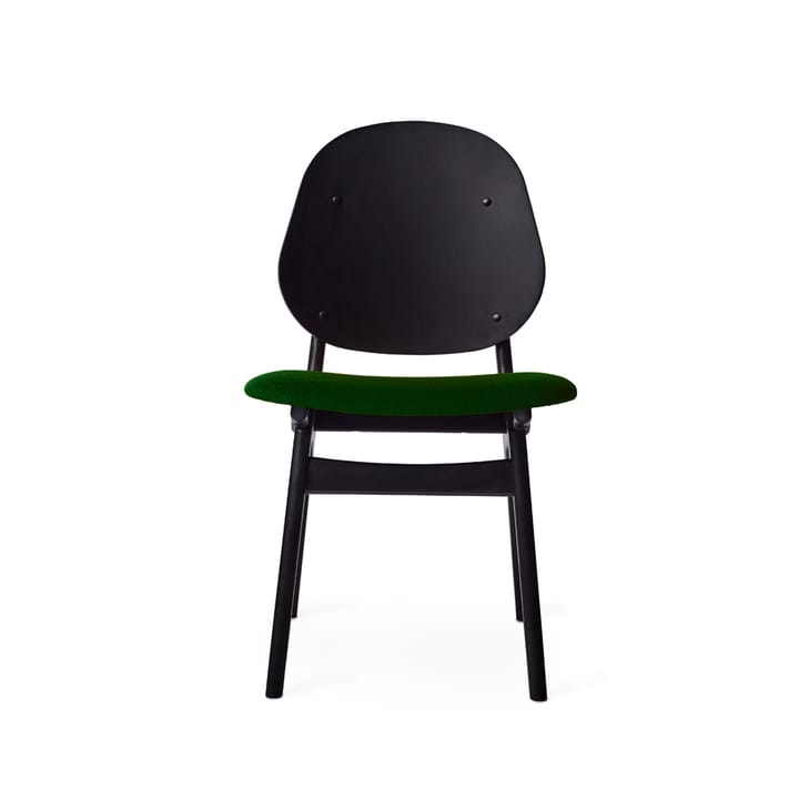 Cadeira Noble  - Tecido verde moss, estrutura lacado preto - Warm Nordic