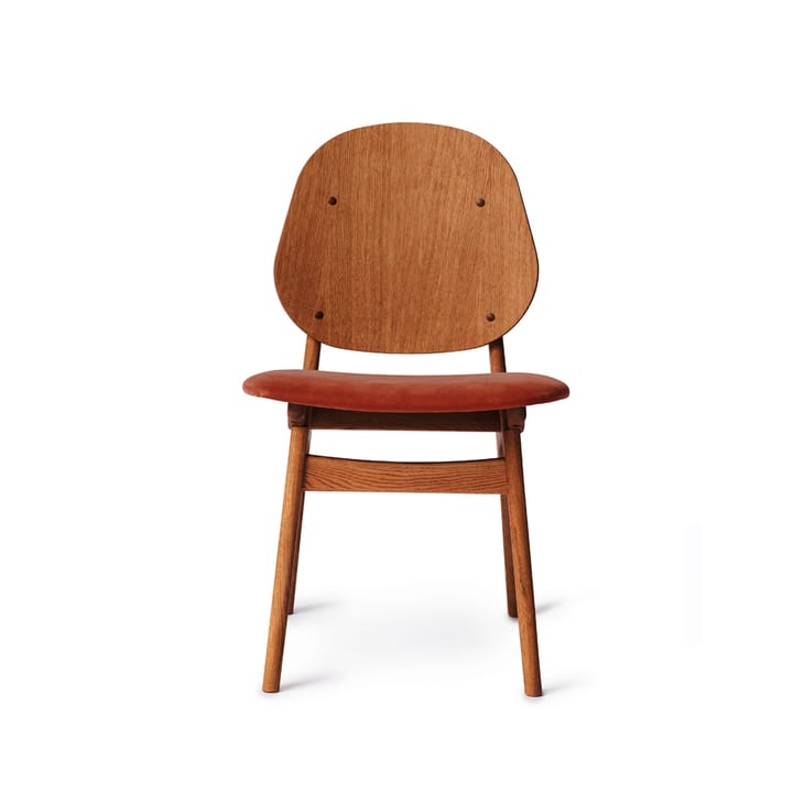 Cadeira Noble  - Vermelho brick-estrutura óleo de teca - Warm Nordic