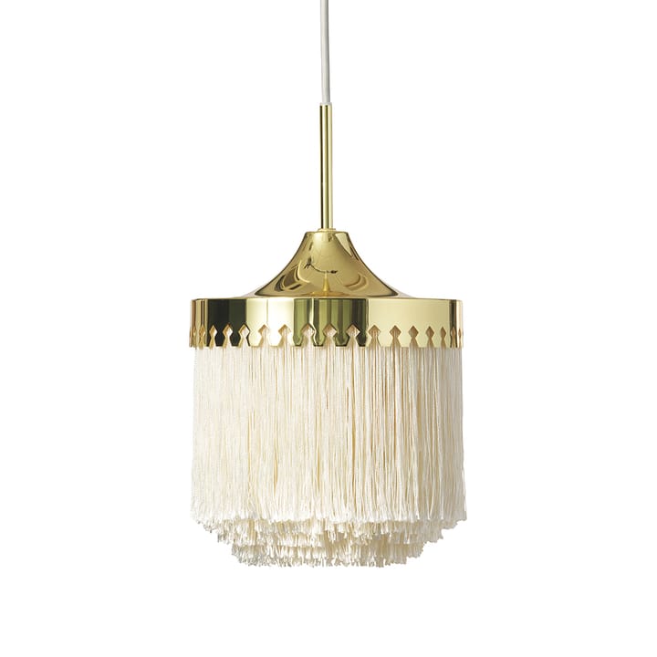 Candeeiro suspenso Fringe  - branco creme, pequeno - Warm Nordic