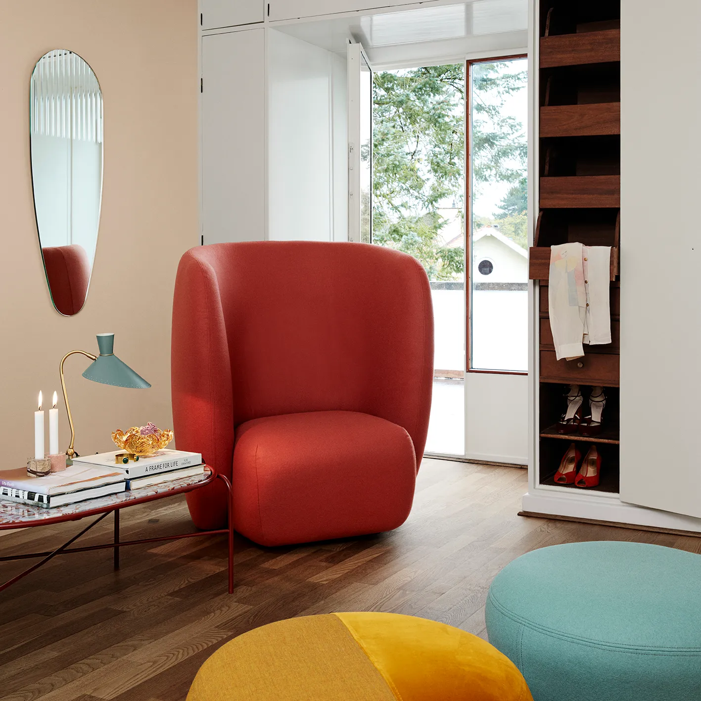 Espelho Masquerade Oval, Clear Warm Nordic