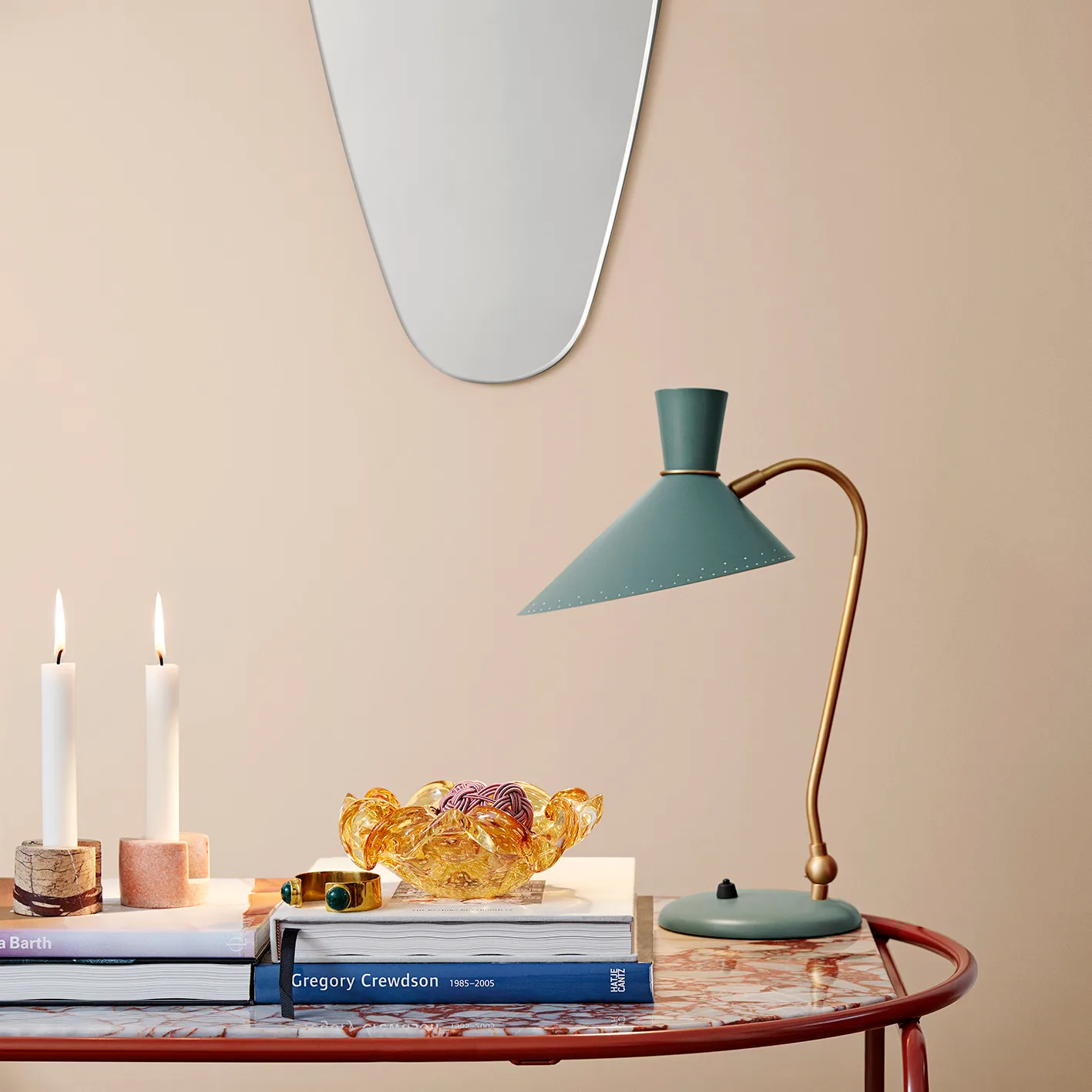 Espelho Masquerade Oval, Clear Warm Nordic