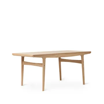 Evermore mesa de jantar  - Branco Verniz carvalho, 160 cm - Warm Nordic