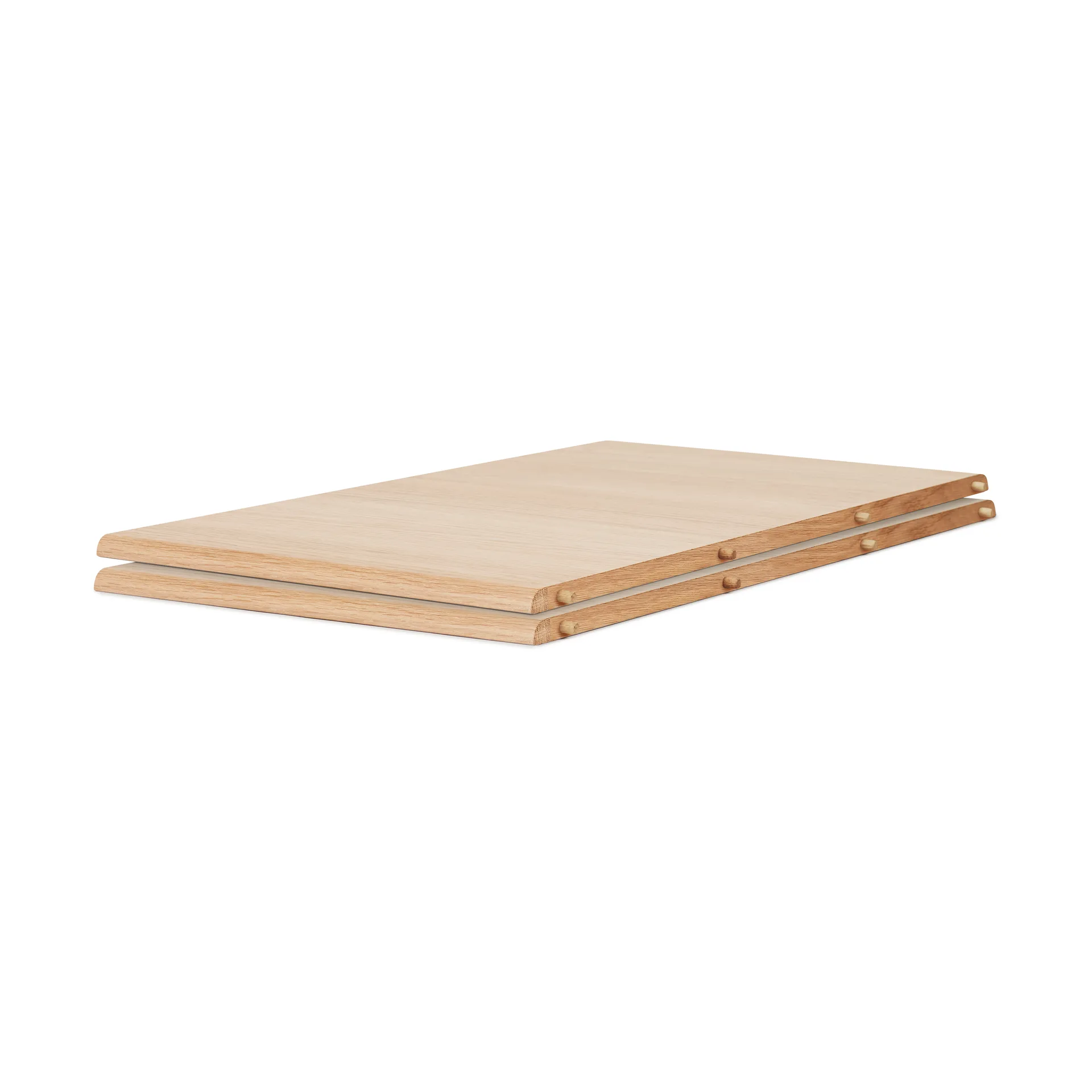 Evermore mesa de jantar com 2 extensões de 45 cm cada, Carvalho natural, 160 cm Warm Nordic