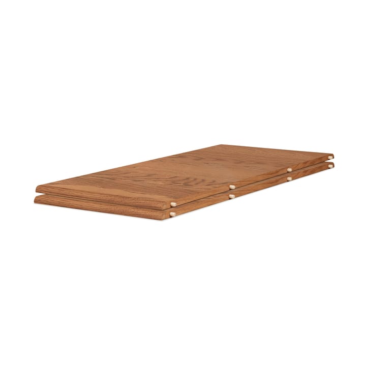 Evermore mesa de jantar com 2 extensões de 45 cm cada, Carvalho oleado em teca, 190 cm Warm Nordic