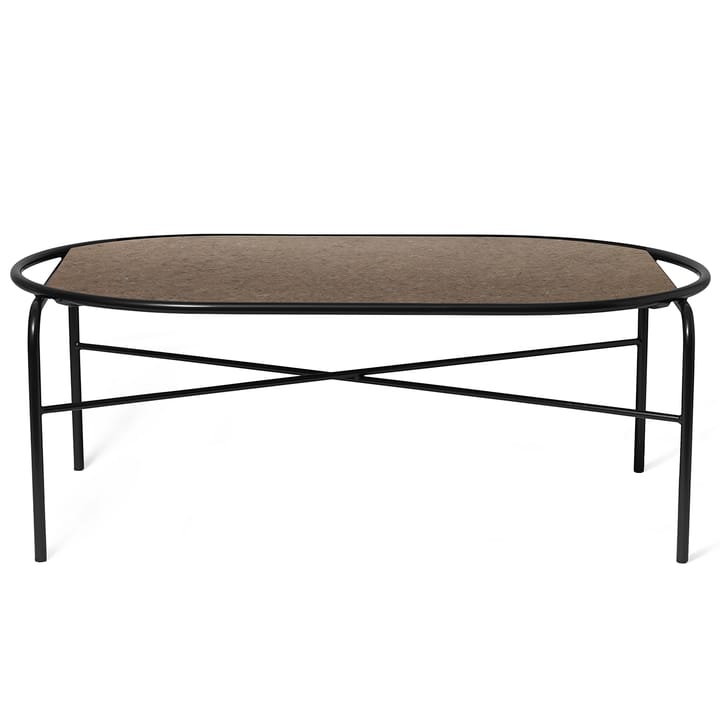 Mesa de centro oval granito Secant - Castanho antigo - Warm Nordic