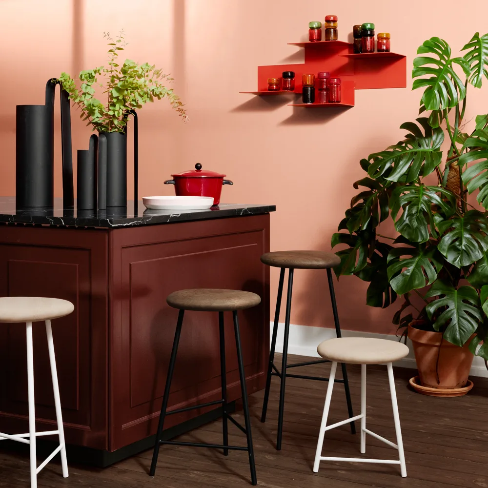 Prateleira Repeat, Preto Noir, Esquerda Warm Nordic