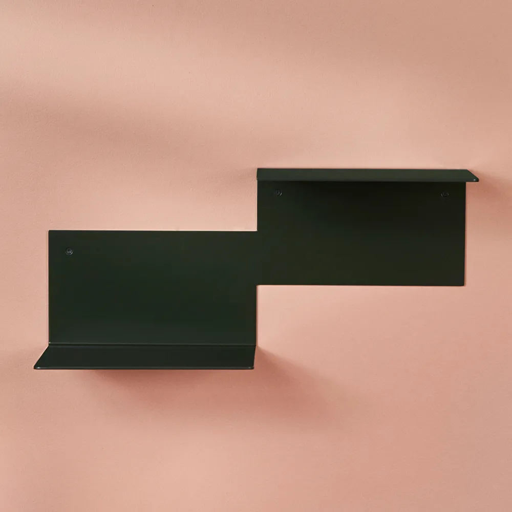 Prateleira Repeat, Preto Noir, Esquerda Warm Nordic