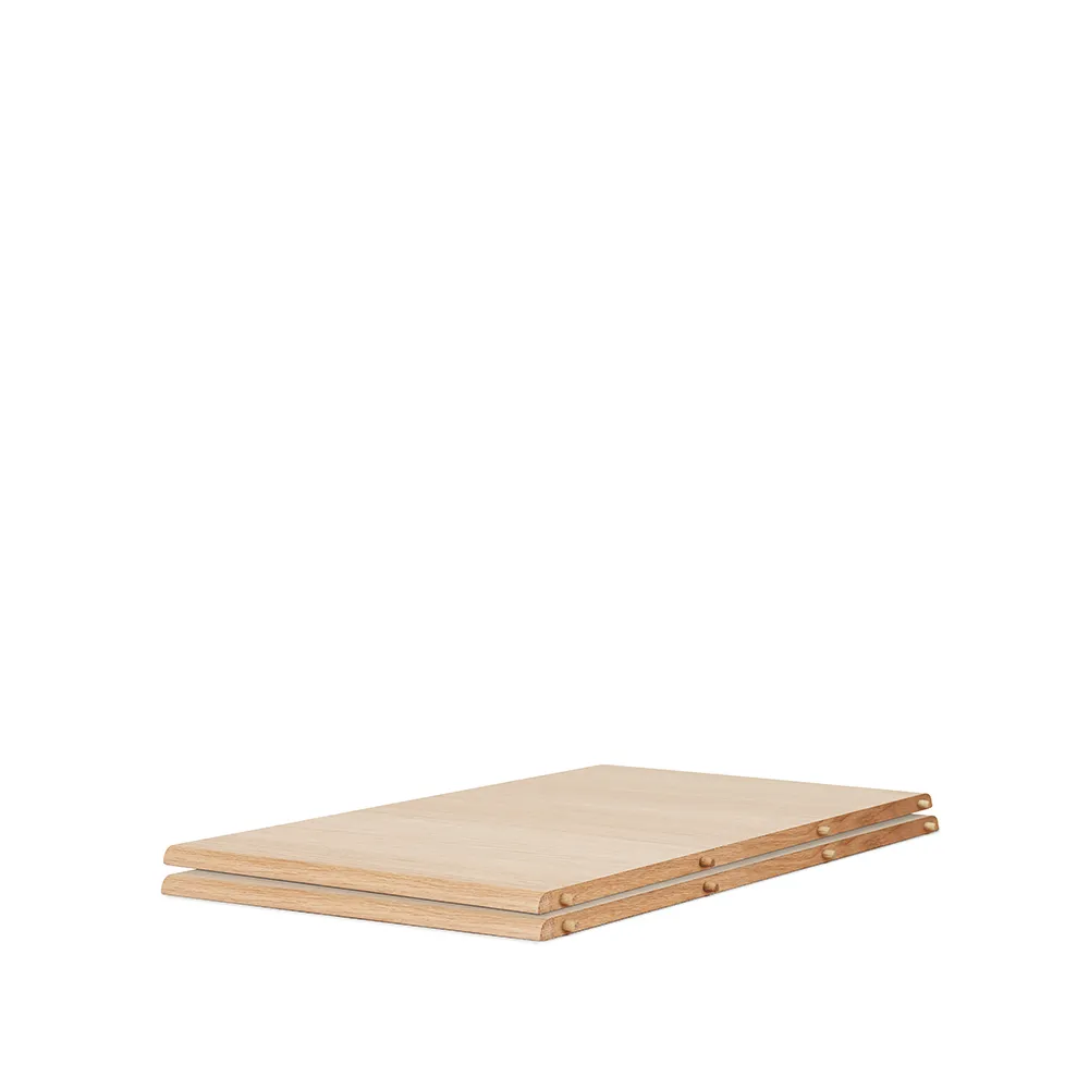Tampo de extensão Evermore, Branco Verniz carvalho l160, 2 un Warm Nordic