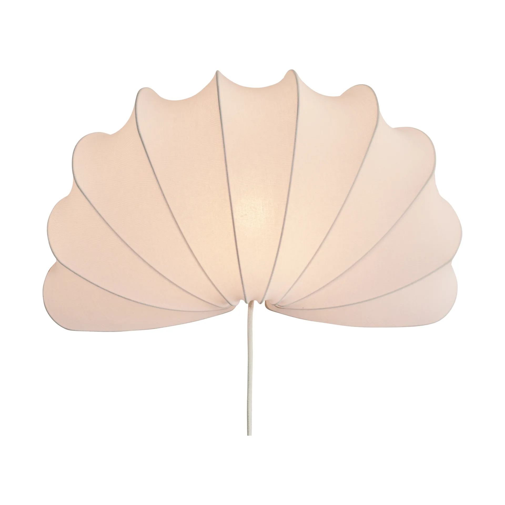 Anna candeeiro de parede L 54 cm, Algodão branco Watt & Veke