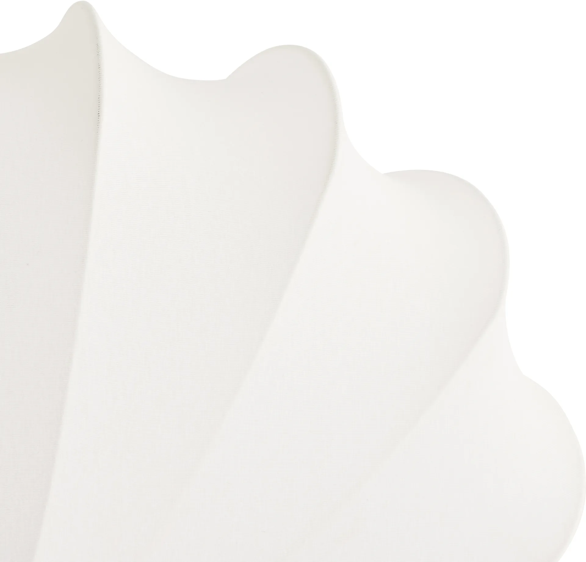 Anna candeeiro de parede L 54 cm, Algodão branco Watt & Veke