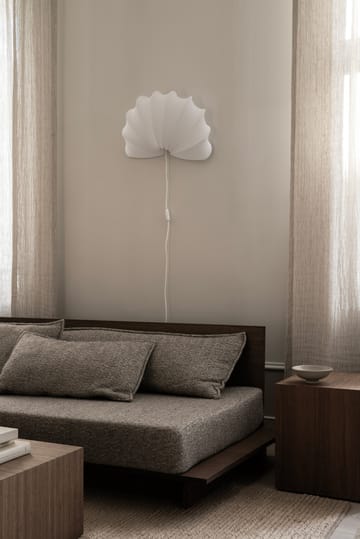 Anna candeeiro de parede L 54 cm - Algodão branco - Watt & Veke