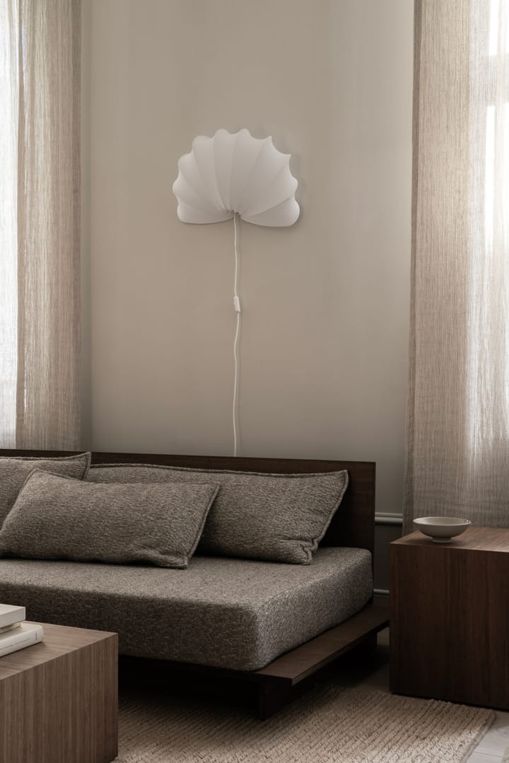 Anna candeeiro de parede L 54 cm, Algodão branco Watt & Veke