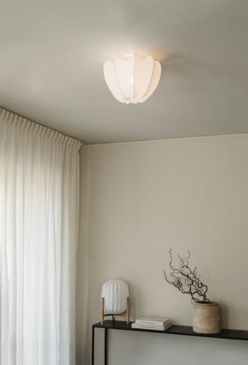 Anna plafon mini Ø30 cm - Algodão branco - Watt & Veke