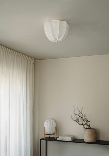 Anna plafon mini Ø30 cm - Linho branco - Watt & Veke