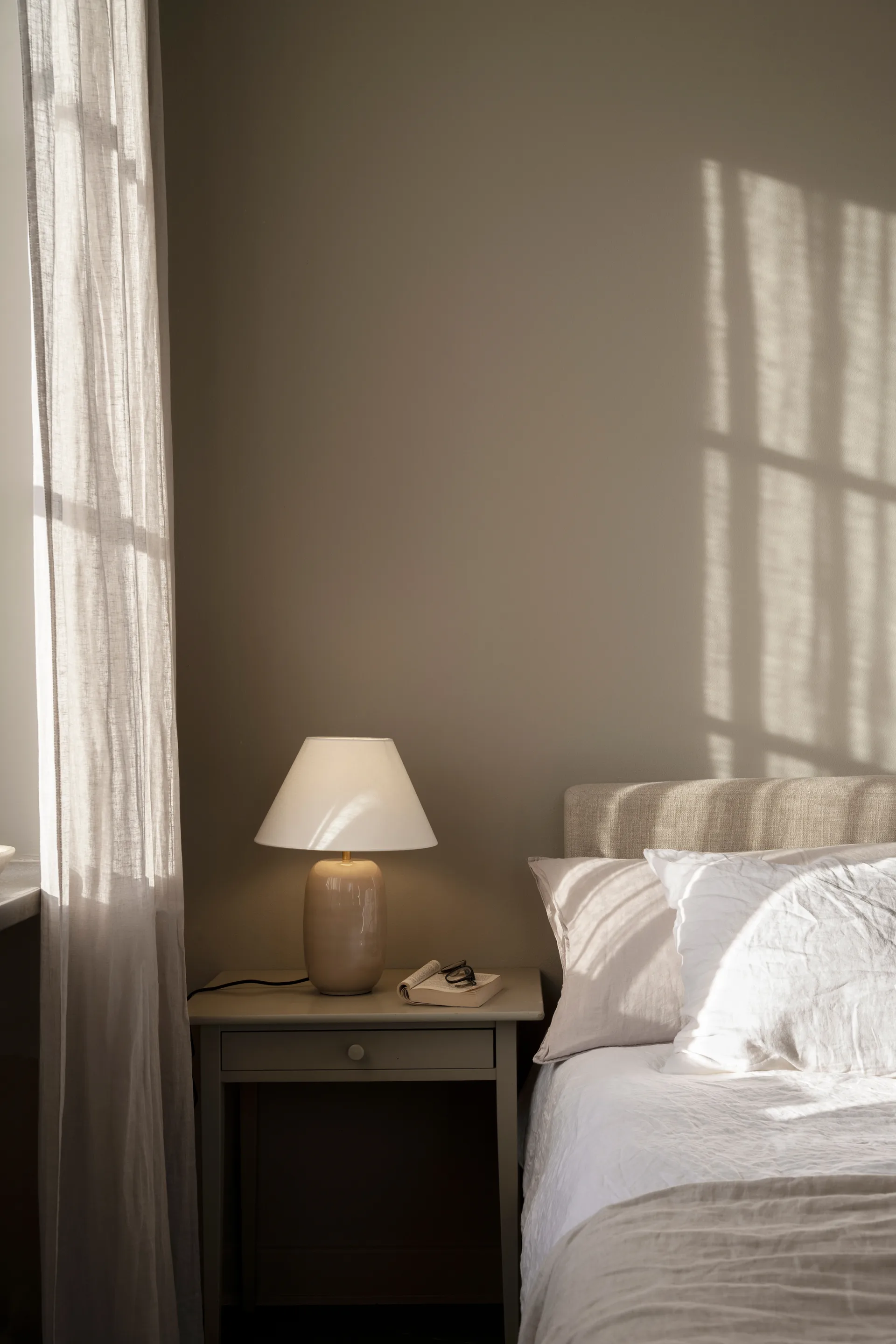 Base de candeeiro Emily Ø12x28,5 cm, Beige Watt & Veke