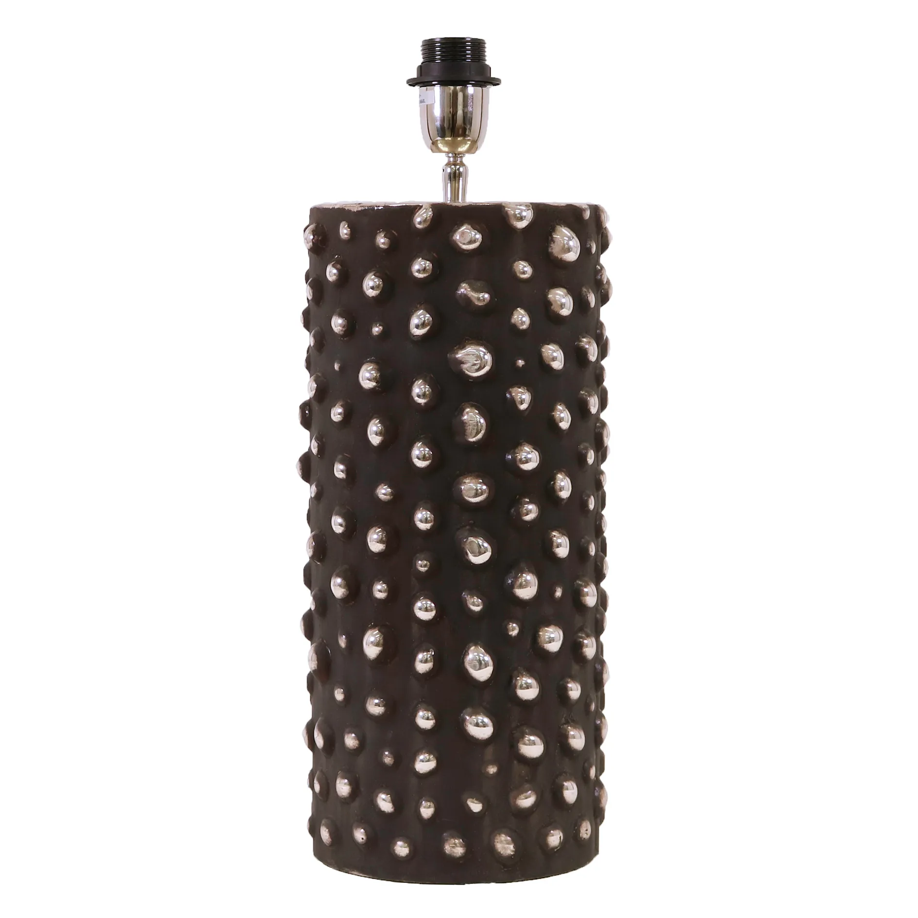 Base de candeeiro Peggy 28 cm, Black-silver Watt & Veke
