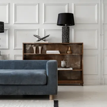 Base de candeeiro Peggy 28 cm - Black-silver - Watt & Veke