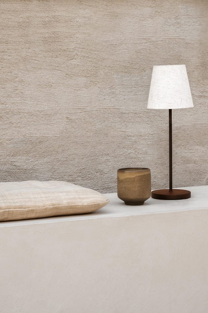 Candeeiro de mesa portátil Tyra Ø14 cm, Coffee Watt & Veke
