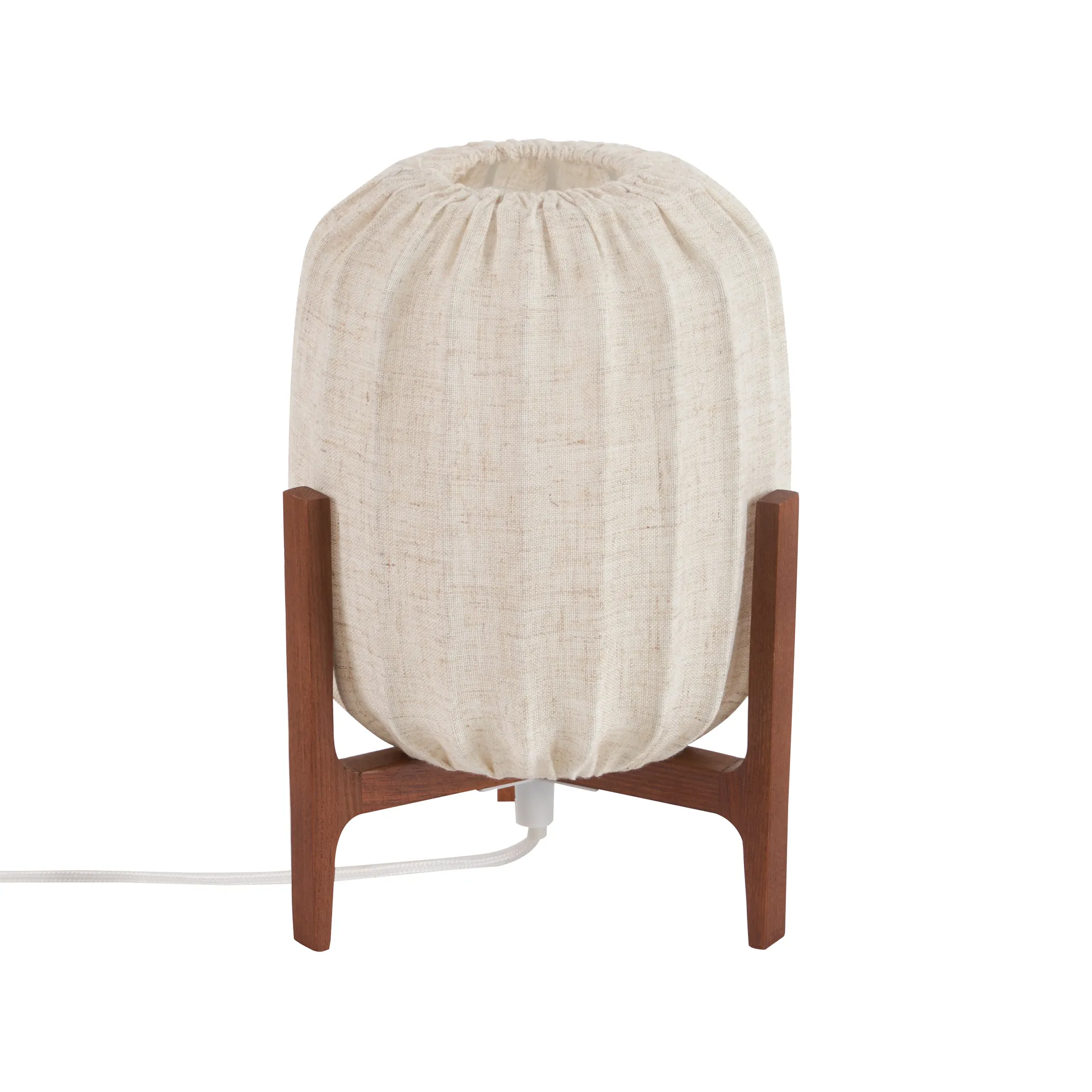 Candeeiro de mesa Prisma, Ash escuro-Natural, Mini Ø16x24,3 cm Watt & Veke