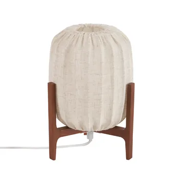 Candeeiro de mesa Prisma - Ash escuro-Natural, Mini Ø16x24,3 cm - Watt & Veke