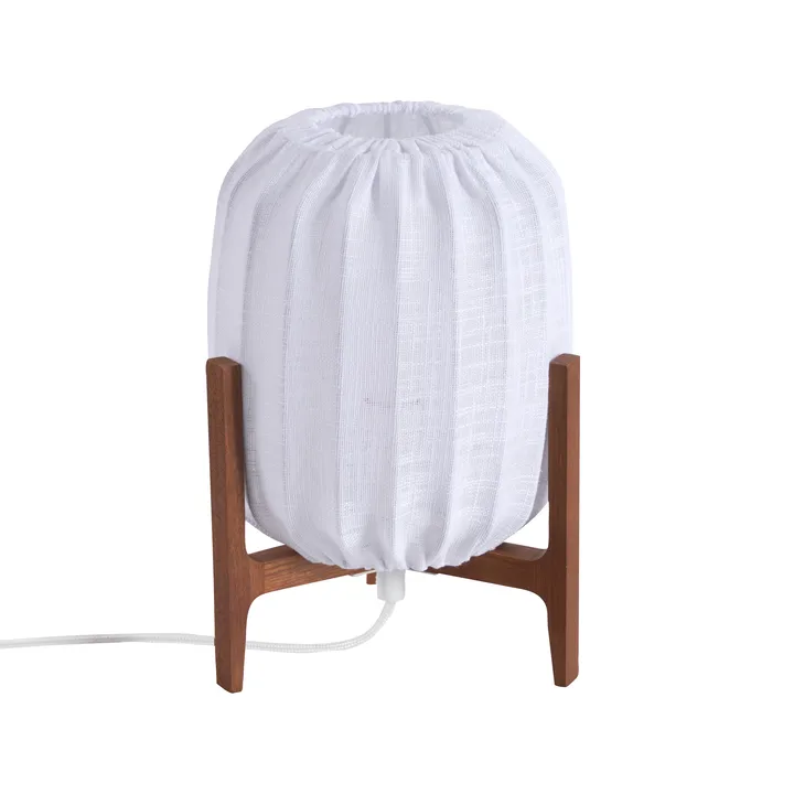 Candeeiro de mesa Prisma - Dark ash-White, Mini Ø16x24,3 cm - Watt & Veke