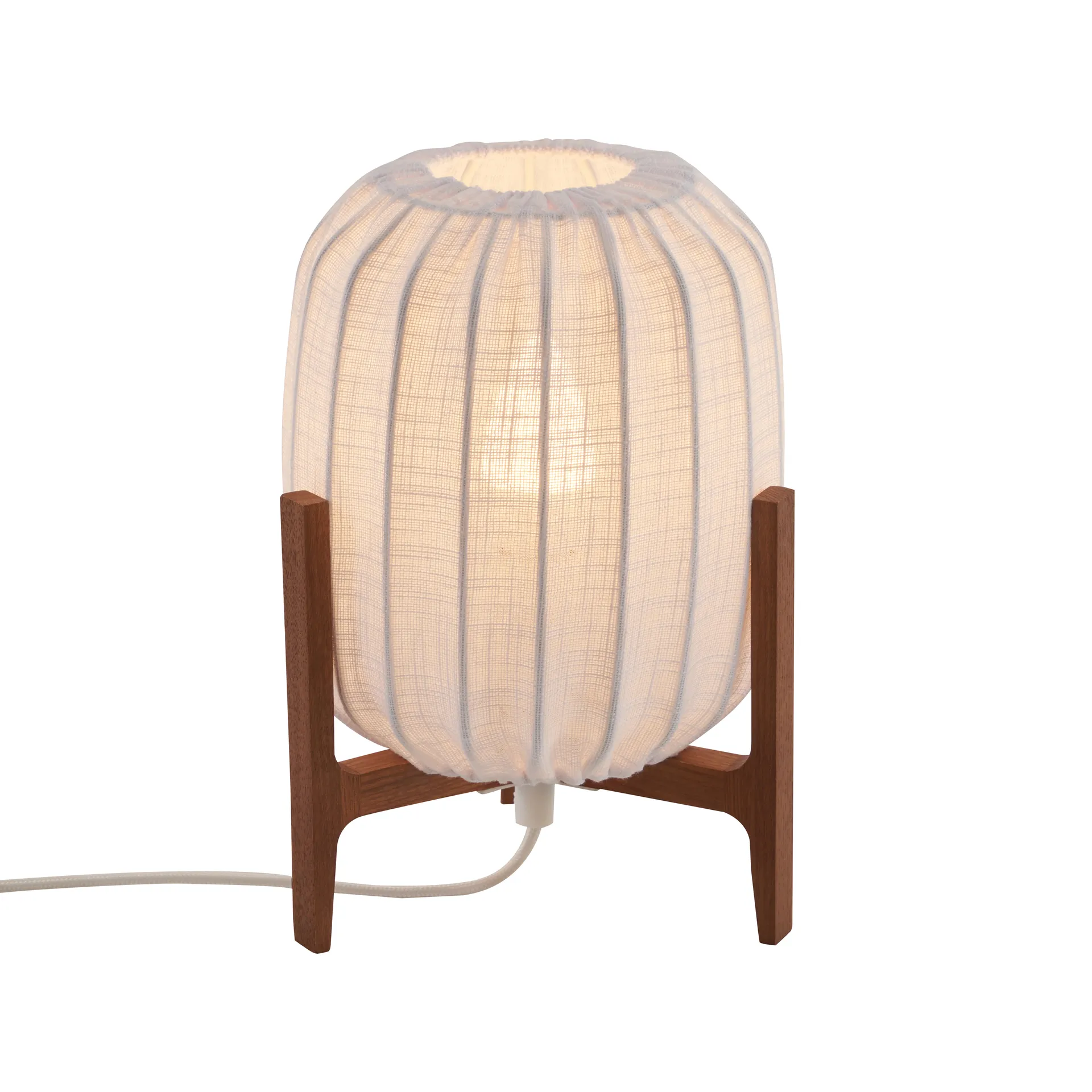 Candeeiro de mesa Prisma, Dark ash-White, Mini Ø16x24,3 cm Watt & Veke