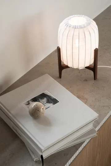 Candeeiro de mesa Prisma - Dark ash-White, Mini Ø16x24,3 cm - Watt & Veke