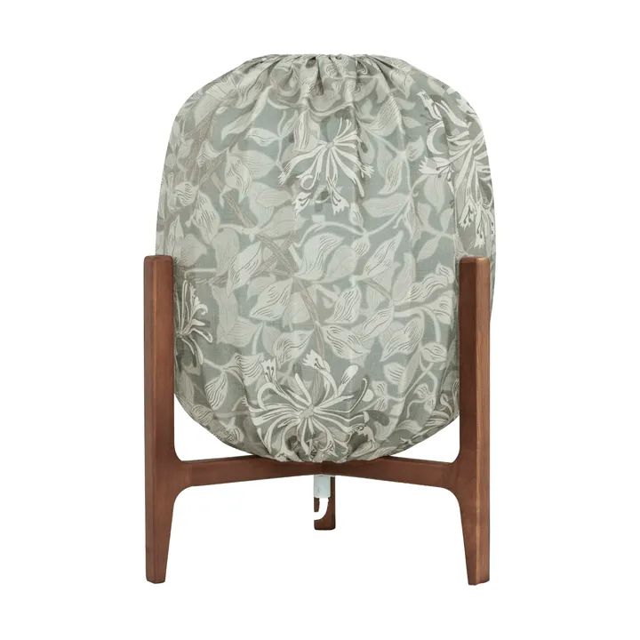 Candeeiro de mesa Prisma - Freixo escuro-Honeysuckle beige, Ø27x42 cm - Watt & Veke