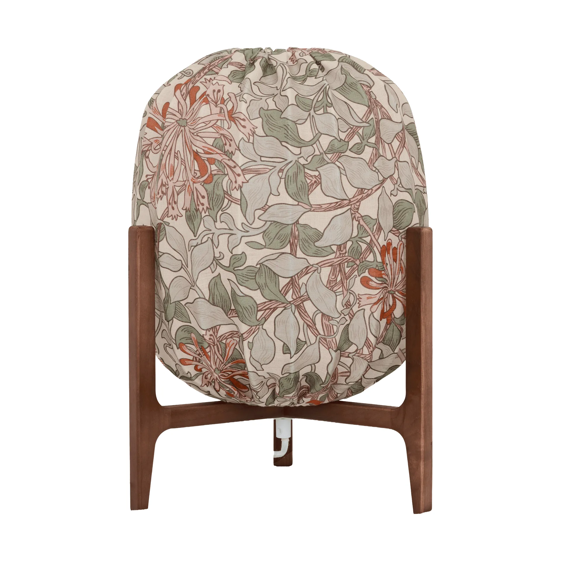 Candeeiro de mesa Prisma, Freixo escuro-Honeysuckle beige, Ø27x42 cm Watt & Veke