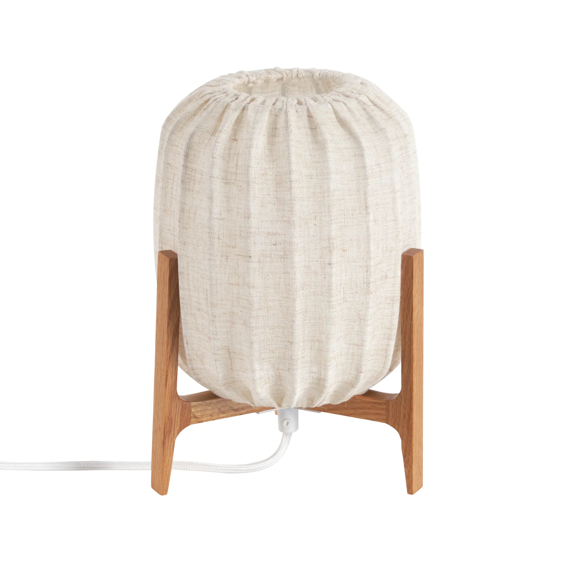 Candeeiro de mesa Prisma, Oak-Natural, Mini Ø16x24,3 cm Watt & Veke