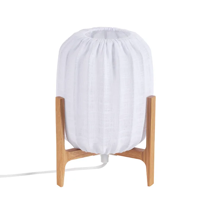 Candeeiro de mesa Prisma - Oak-White, Mini Ø16x24,3 cm - Watt & Veke