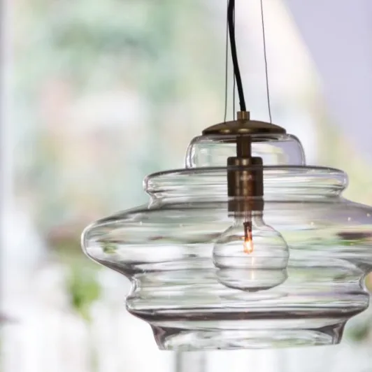 Candeeiro de teto Cindy, transparente Watt & Veke