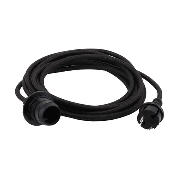 Conjunto de cabos para exterior - Preto, 500 cm, E27 - Watt & Veke