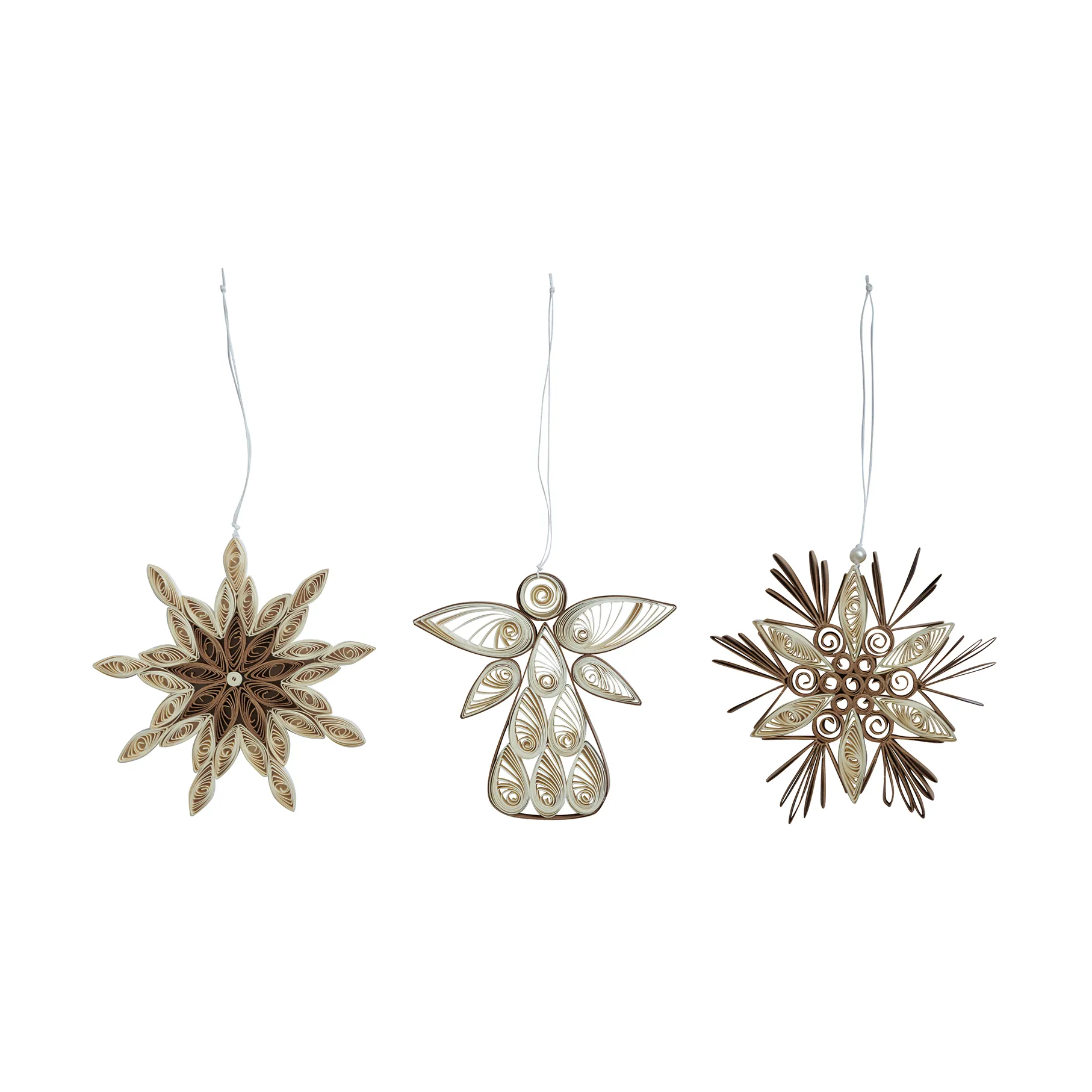 Decoração de Natal Vega 3 peças, White Watt & Veke