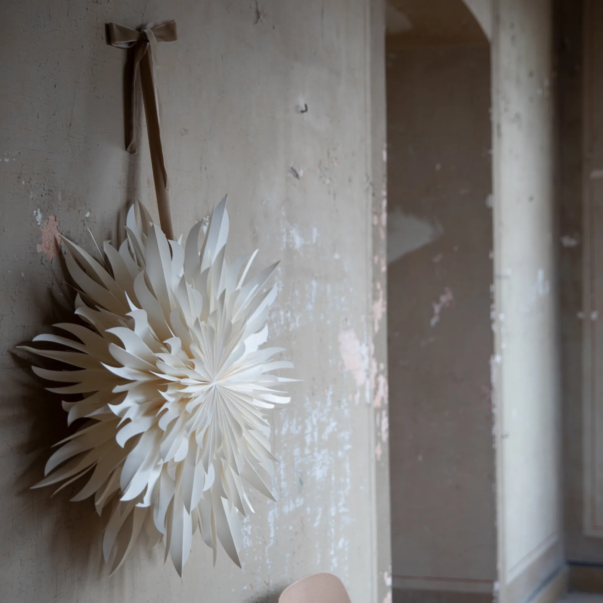 Eldig estrela de Natal Ø70 cm, Branco Watt & Veke