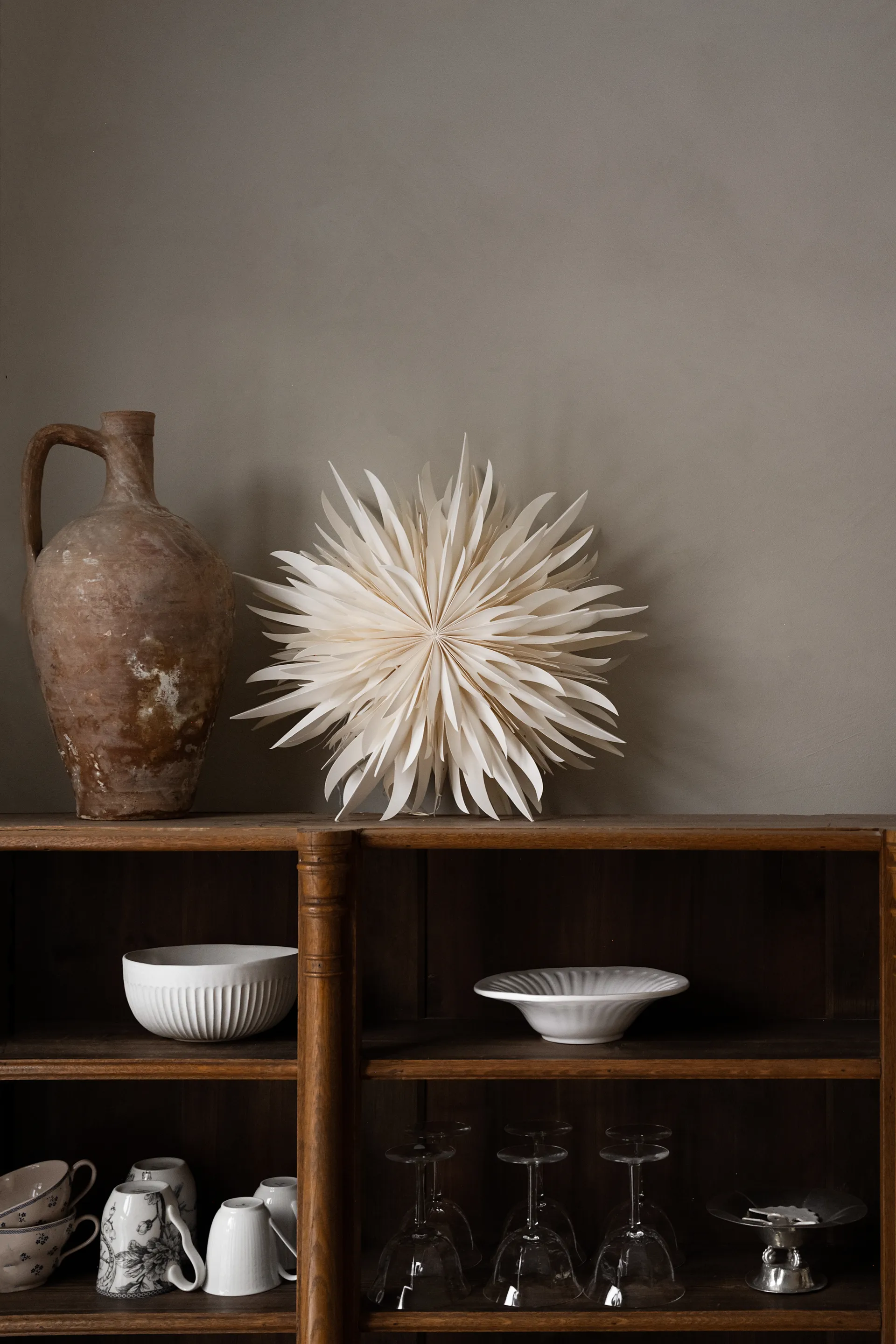 Eldig estrela do Advento, branco Watt & Veke