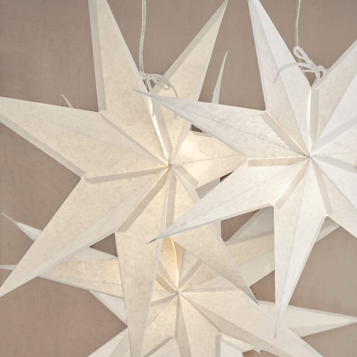 Estrela branca de natal Greta , 44 cm Watt & Veke
