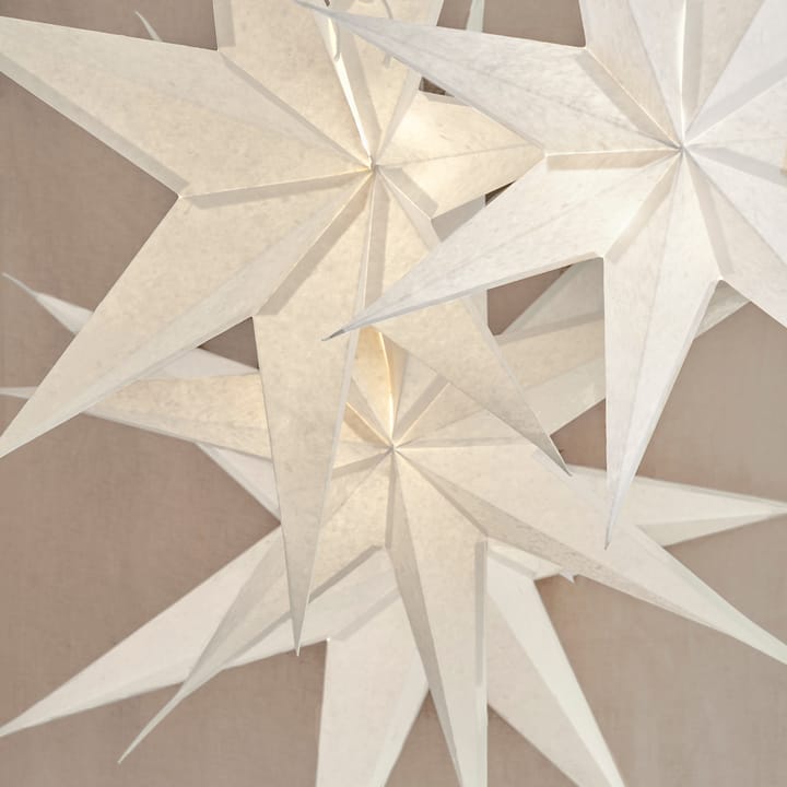 Estrela branca de natal Greta , 80 cm Watt & Veke