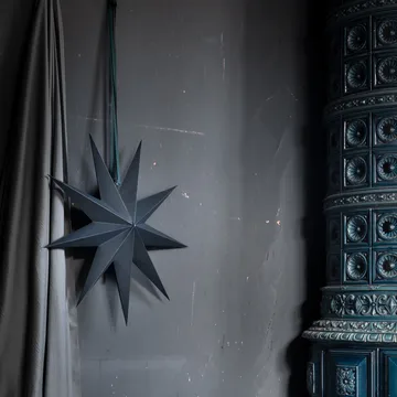 Estrela de Natal Boris 70 cm - Petróleo - Watt & Veke